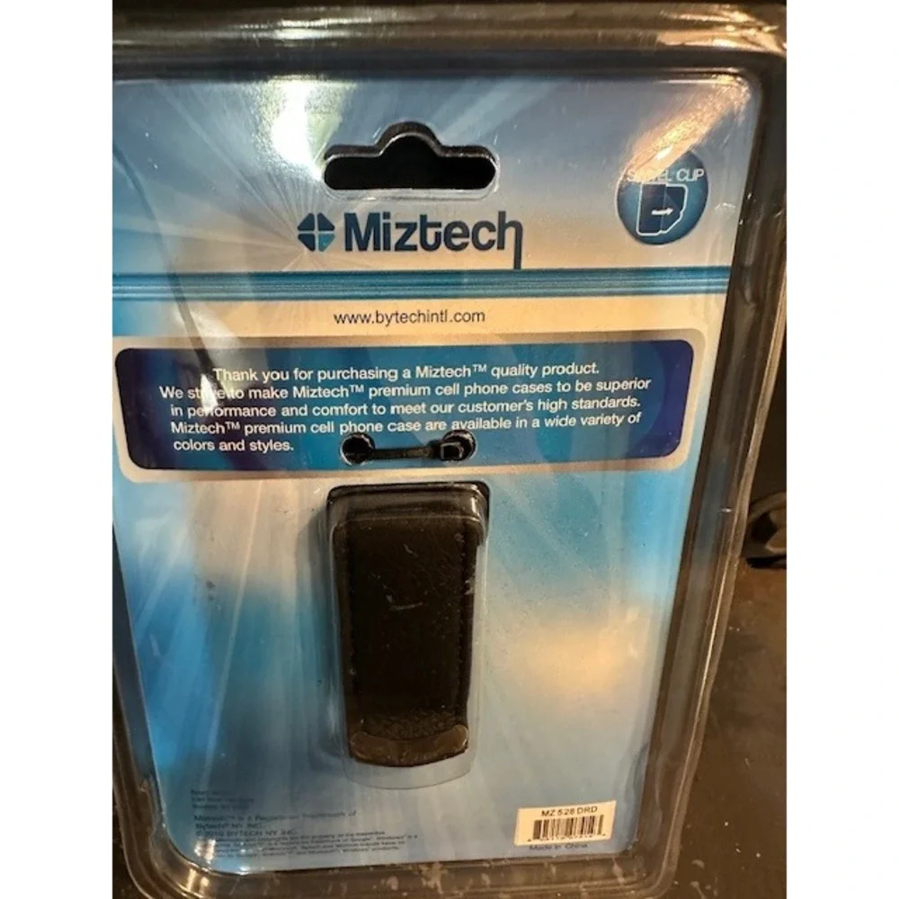 Miztech Black Leather Swivel Belt Clip Holster Case for Android‎ Windows Phones